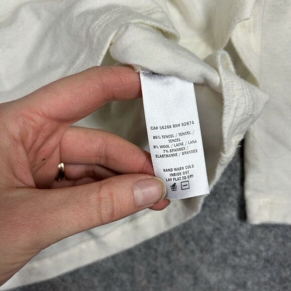 Splendid X Margherita Shirt Womens Medium Wool Blend Colorful Neckline Top - Picture 4 of 7